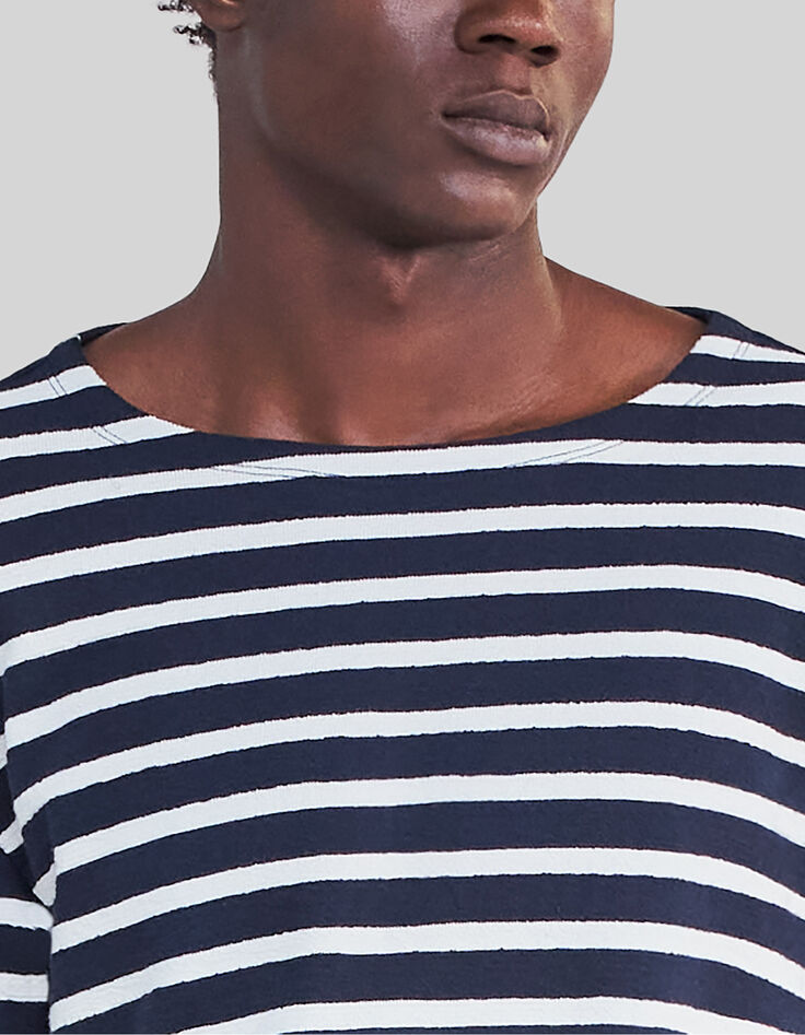 Men’s long-sleeve sailor-stripe T-shirt-4