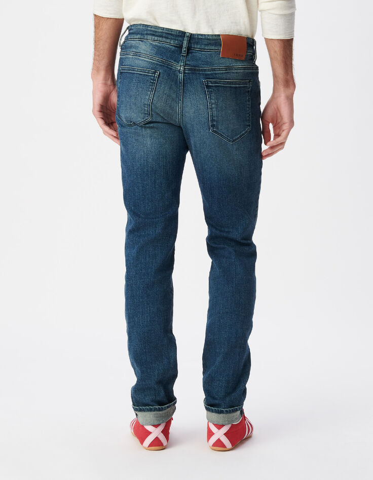 Blauwe slim jeans Bruce Heren-2