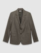 Blazer beige pata de gallo hombre-5