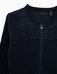 C&aacute;rdigan navy tricot y bordado ingl&eacute;s ni&ntilde;a-3