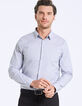 Chemise slim imprimée minimaliste Easy Care Homme-3