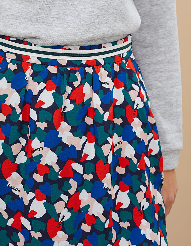 Marine rok grafische hartjesprint I.Code-4