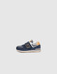 Blaue und camelbraune Jungensneakers NEW BALANCE® 28-34-1