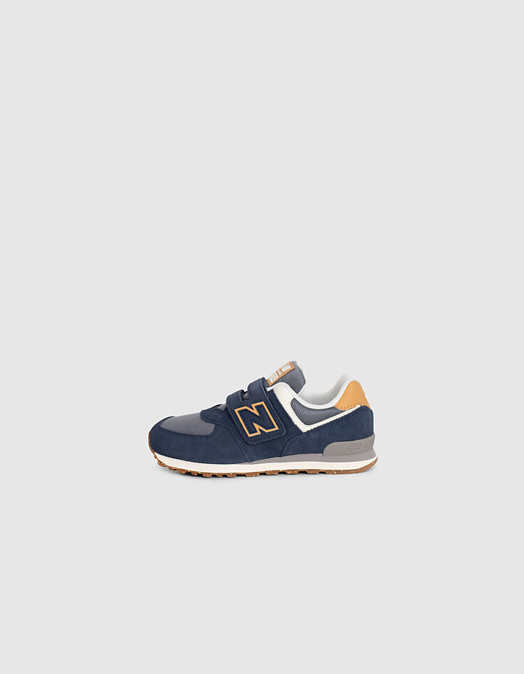 Blaue und camelbraune Jungensneakers NEW BALANCE® 28-34-1