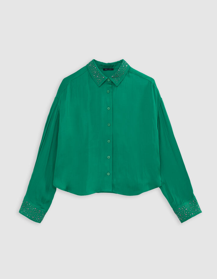 Dames overhemd van denim-1 Dames overhemd van denim-1