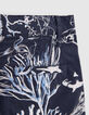 Boys’ navy Bermuda shorts with coral and anchor print-5