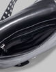Bag 1440 Steward black leather herringbone quilting Women-6