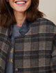 Manteau fauve à carreaux I.Code-4