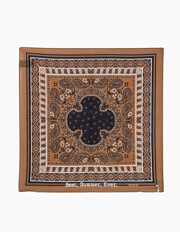 Chèche carré bandana femme-3