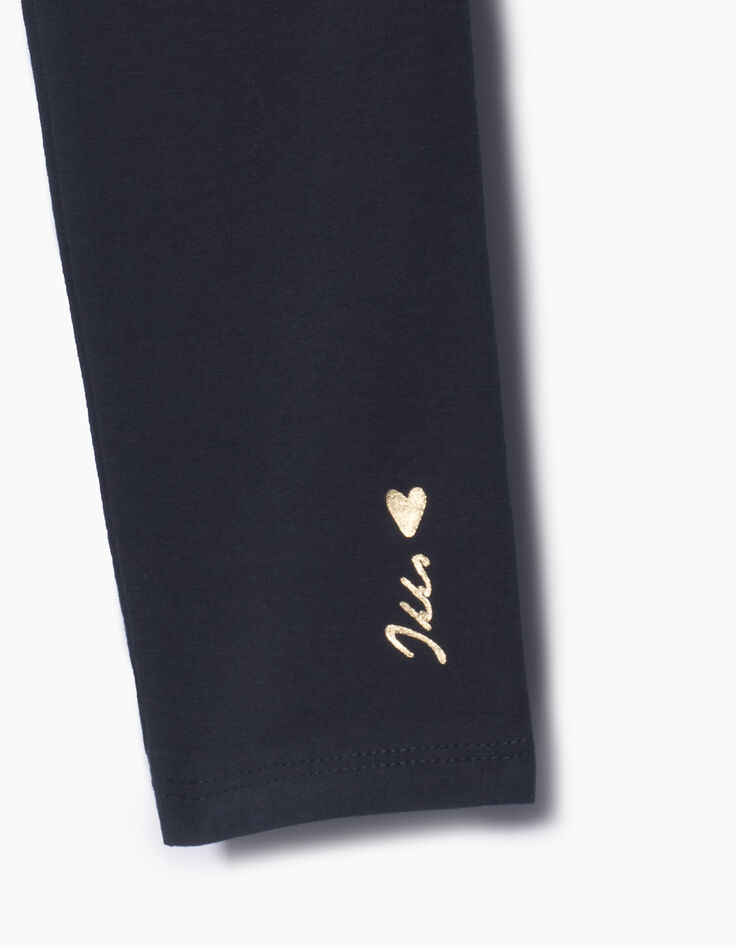 Legging fille bleu marine-4 Legging fille bleu marine-4