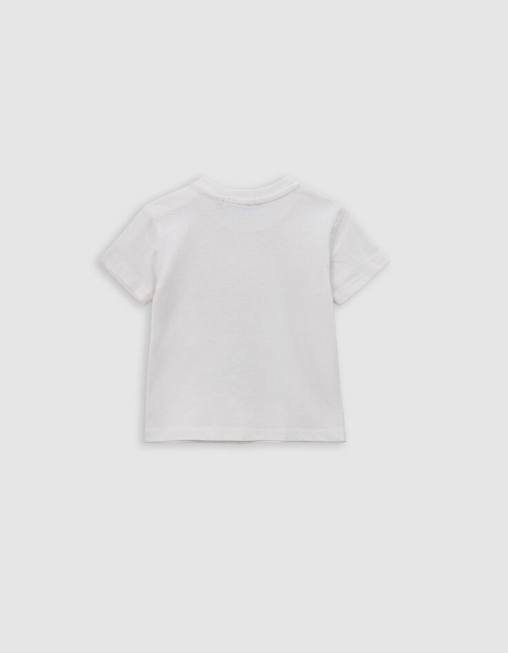 T-shirt gris paysage balinais bébé garçon-3