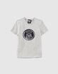 T-shirt gris IKKS - BATMAN visuel lenticulaire garçon-1
