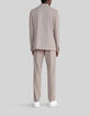 Men’s beige TRAVEL SUIT suit jacket-6