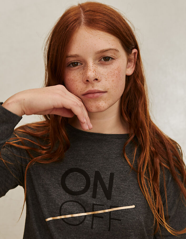 Camiseta On Off niña - IKKS