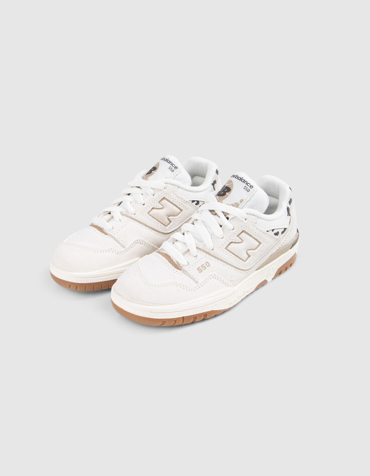 Baskets beiges NEW BALANCE 550 fille-3