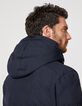 Doudoune longue marine WATERPROOF Homme-5