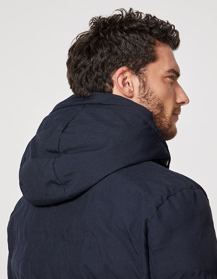 Doudoune longue marine WATERPROOF Homme-5