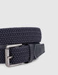 Ceinture marine tressée Homme-2