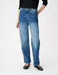 Jean droit bleu 7/8e Anders Femme-2