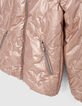 Doudoune rose pâle broderies étoiles et éclairs fille-2