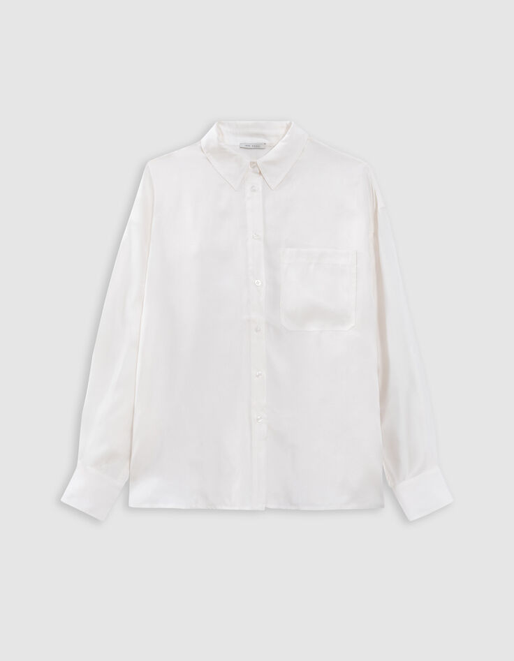 Chemise manches longues blanche oversize-5