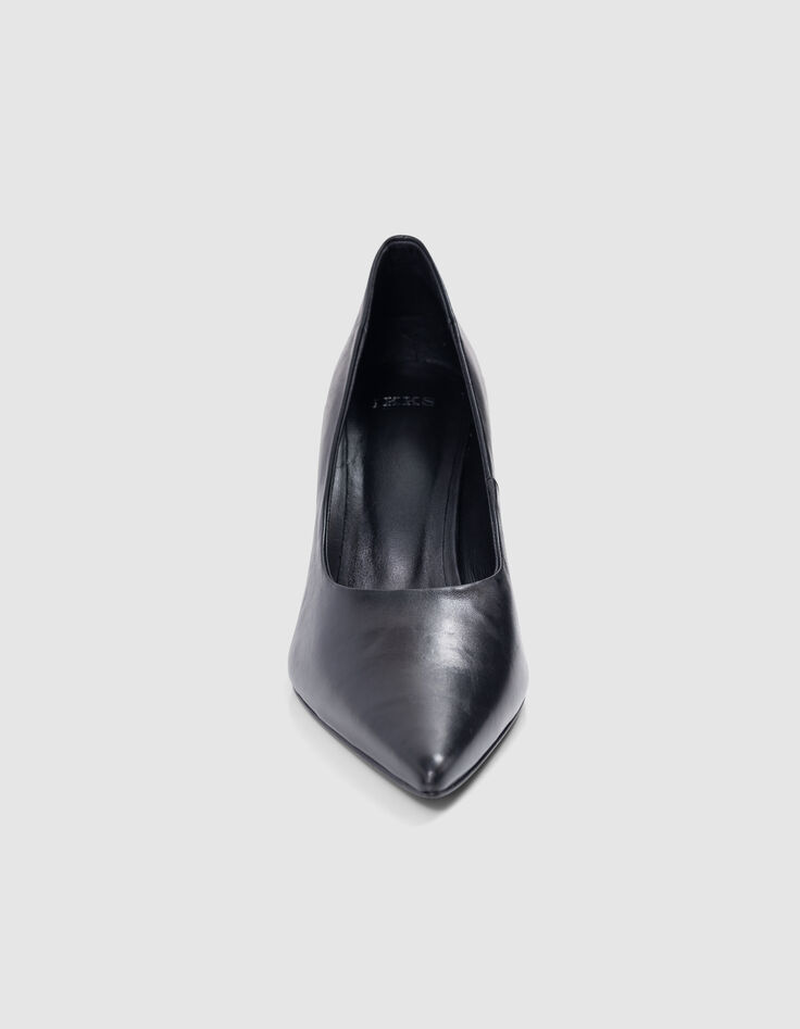 Bombas de cuero glacé negro Ligne 111 Femme-2