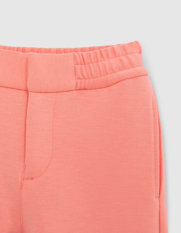 Bermudas naranja felpa techfleece niño-5