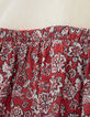 Cremeweißes Kleid  mit Print für Babymädchen-5