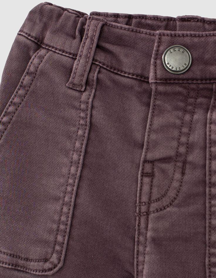 Vaqueros dark purple knitlook bebé niño-4