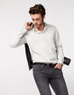 Men’s off white mini peace & love SLIM shirt-1
