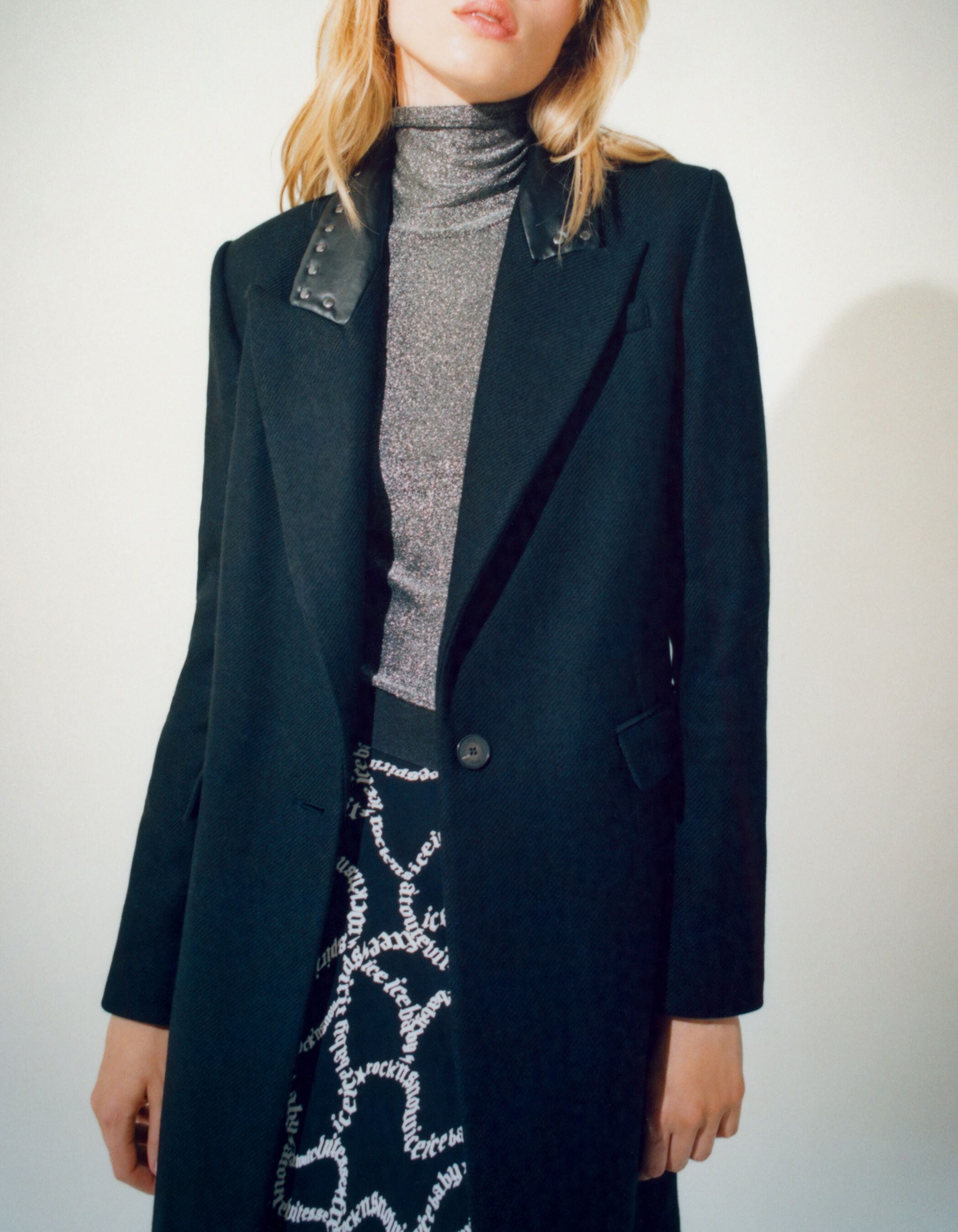 Ikks manteau 2025 femme noir