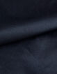 L&eacute;a Women's long navy double-breasted trench coat-8