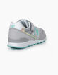 Baskets NEW BALANCE® grises taille 33-35 pour fille-4