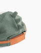 Casquette kaki bi matière bébé garçon -6