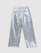 Pantalon de costume cérémonie dorée fille-6