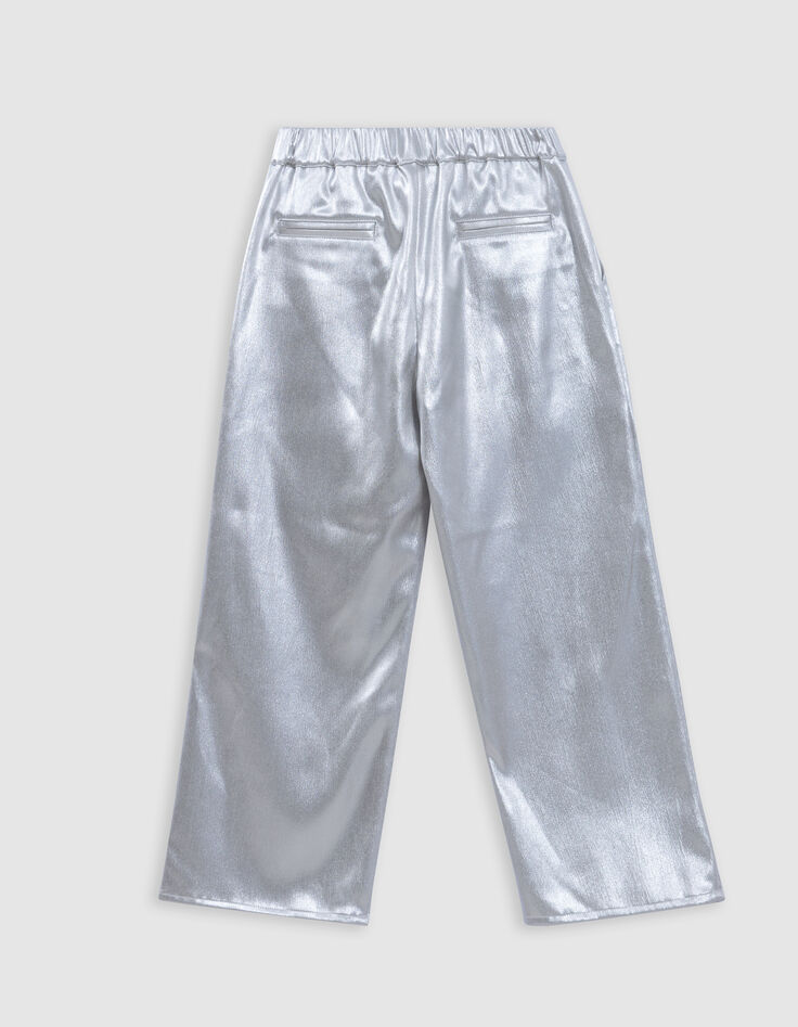 Pantalon de costume cérémonie dorée fille-6