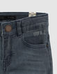 Jean skinny blue grey damier poche dos garçon-3