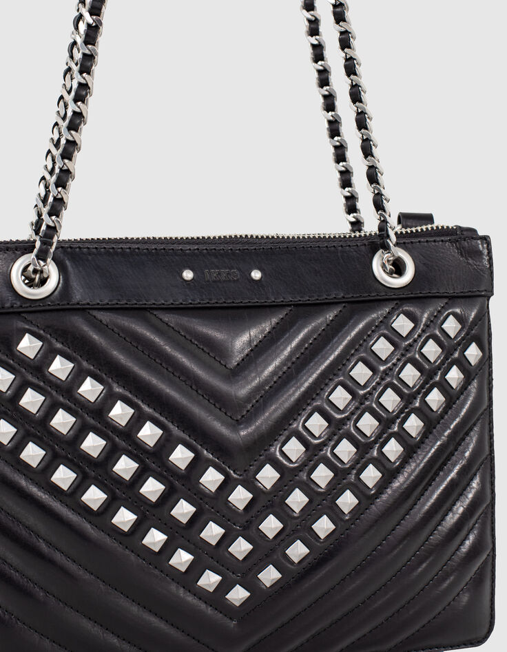 Damen-Pochette 1440 REPORTER CLOUS, Fischgr&auml;tensteppung-2