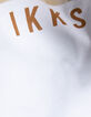 T-shirt blanc coton bio à message garçon-6
