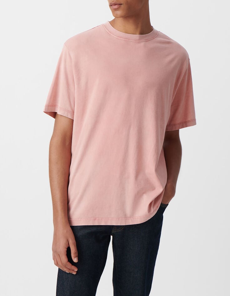 Herren-T-Shirt, sakura, Bio-Baumwolle, Washed-Effekt-2