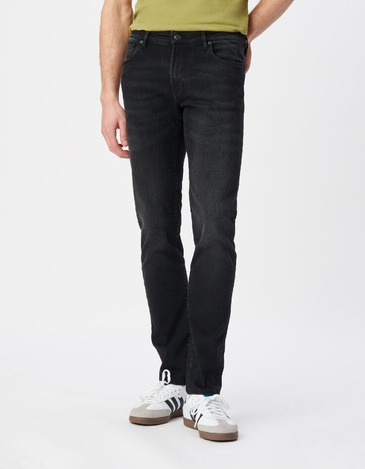 POWER STRETCH schmale schwarze Jeans Ziggy Herren-2