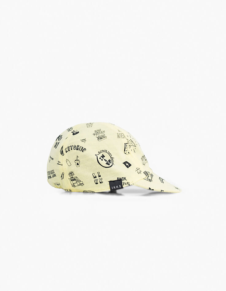 Casquette réversible jaune et grise bébé garçon -5 Casquette réversible jaune et grise bébé garçon -5