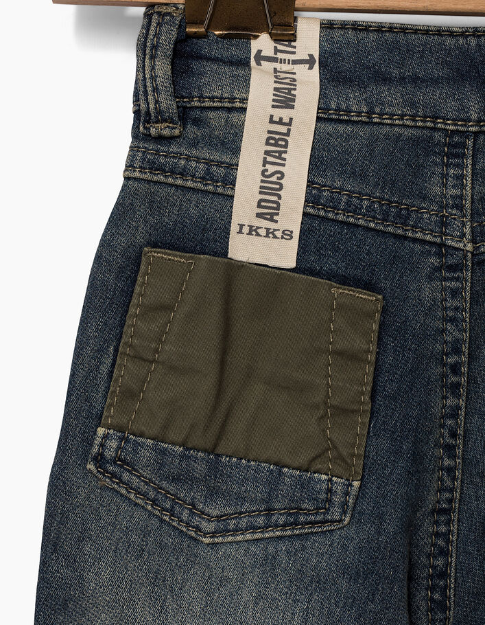 Knitlook-Jeans für Babyjungen  - IKKS