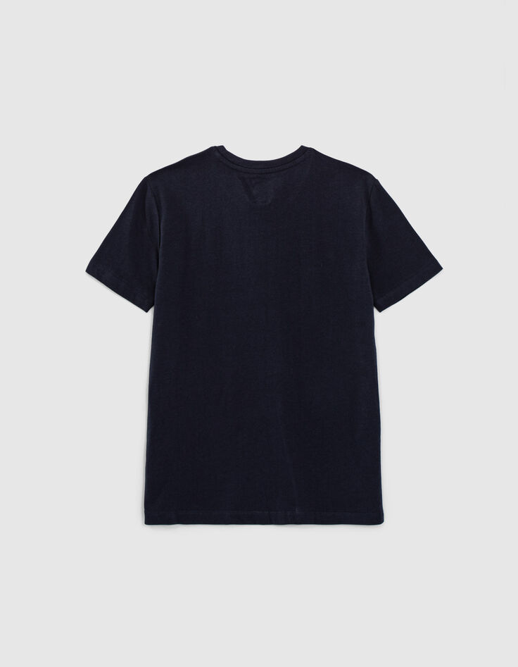 Marine T-shirt biokatoen opdruk danser jongens-3
