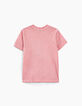 Boy’s pink cold dye fading skull graphic T-shirt-4