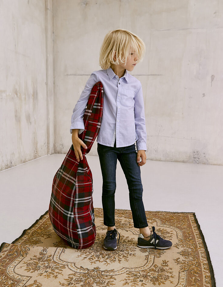Blaue Kinder Skinny-Jeans-6