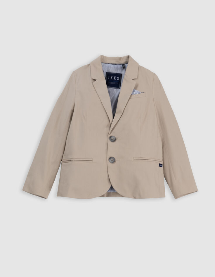 Americana ceremonia beige niño-2