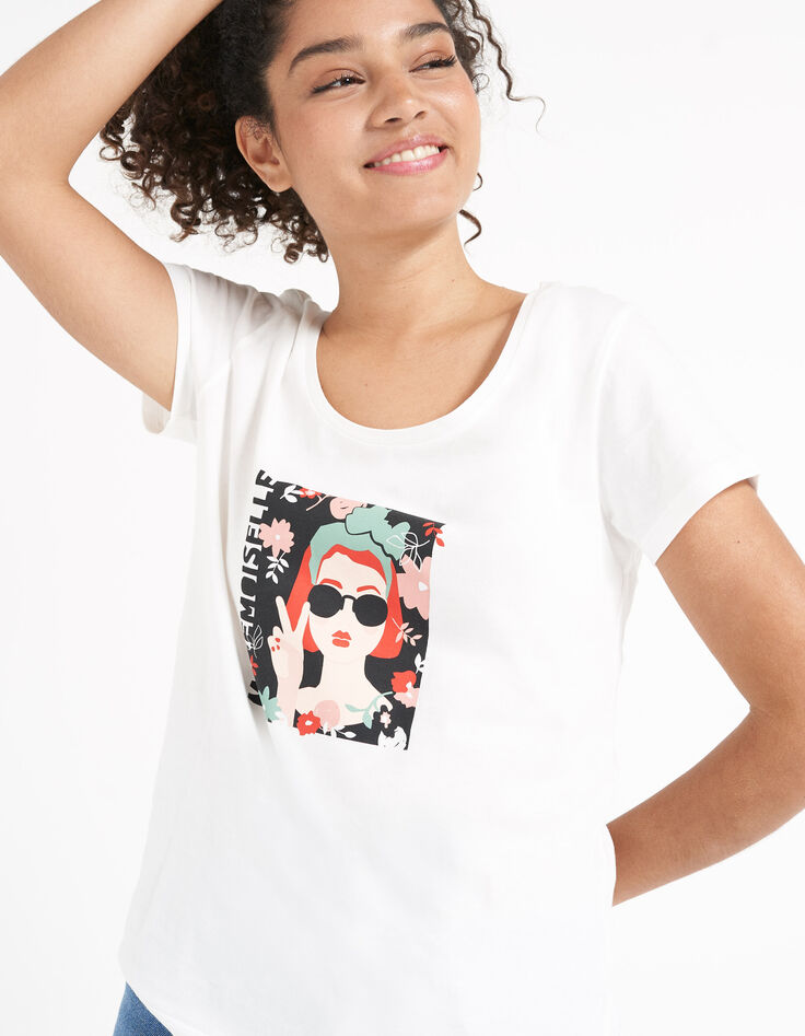 T-shirt OFF!-White Blanc Cassé (Ivory) Taille S - Occasion Très Bon état - Uni/Unisexe