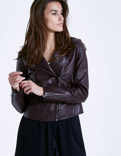 Women’s leather jacket - IKKS