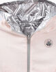 Blouson réversible argent et rose pâle fille-8